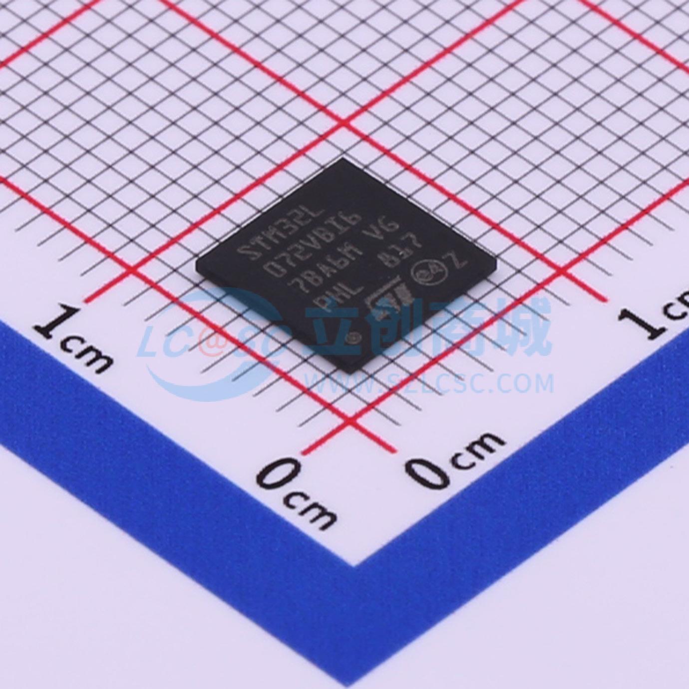 点击查看大图 STM32L072VBI6实物图