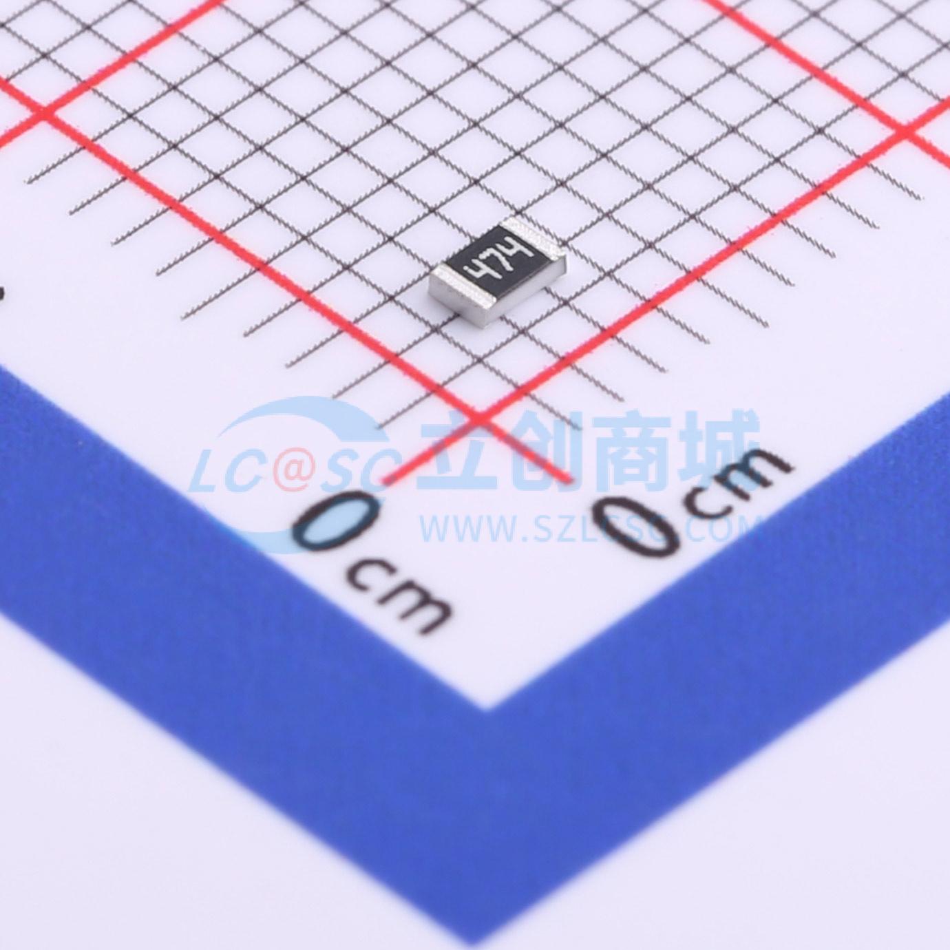 点击查看大图 AC0805JR-7W470KL实物图
