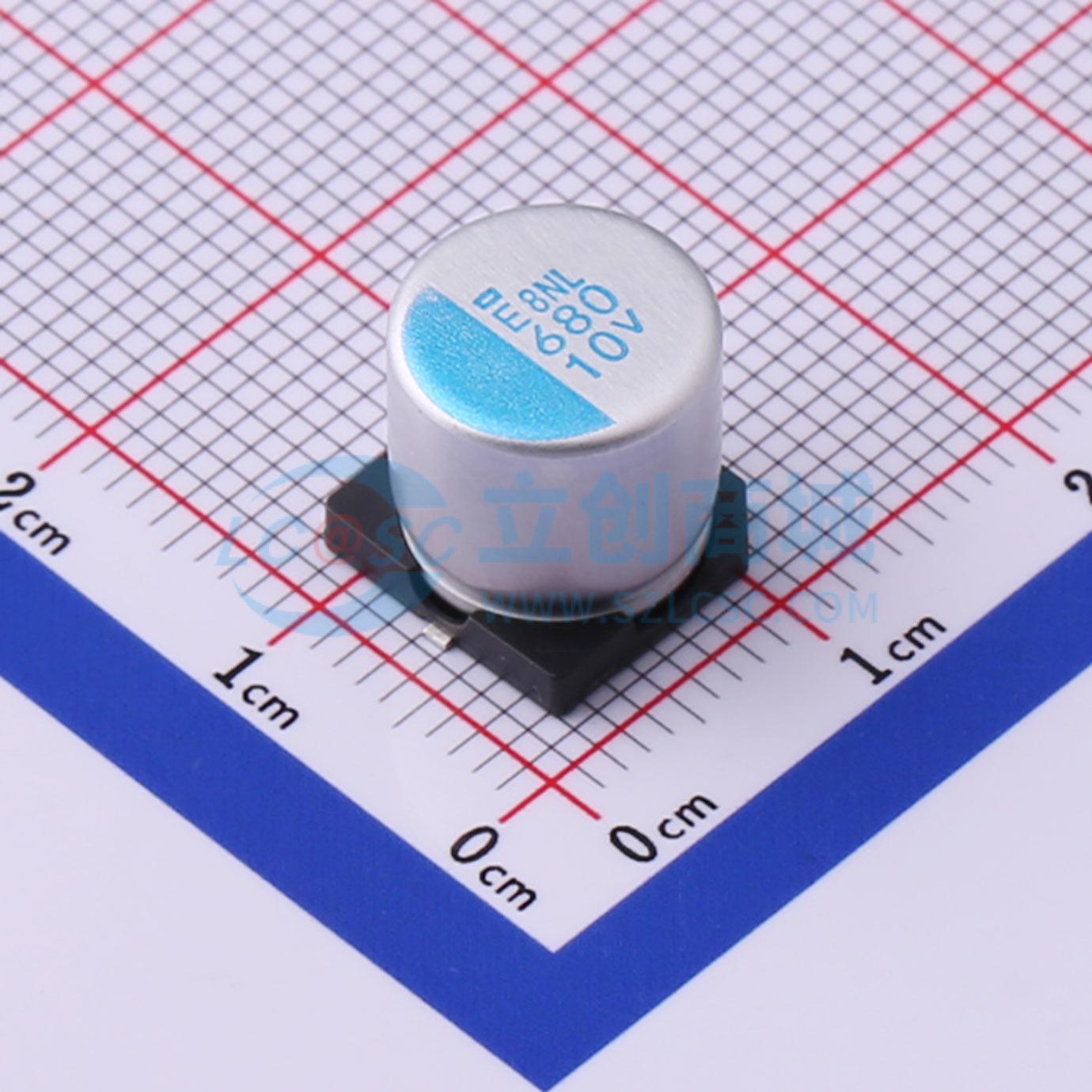 点击查看大图 APXE100ARA681MJA0G实物图