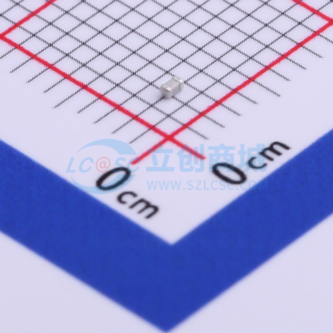 点击查看大图 CC0402JRNPO8BN100实物图
