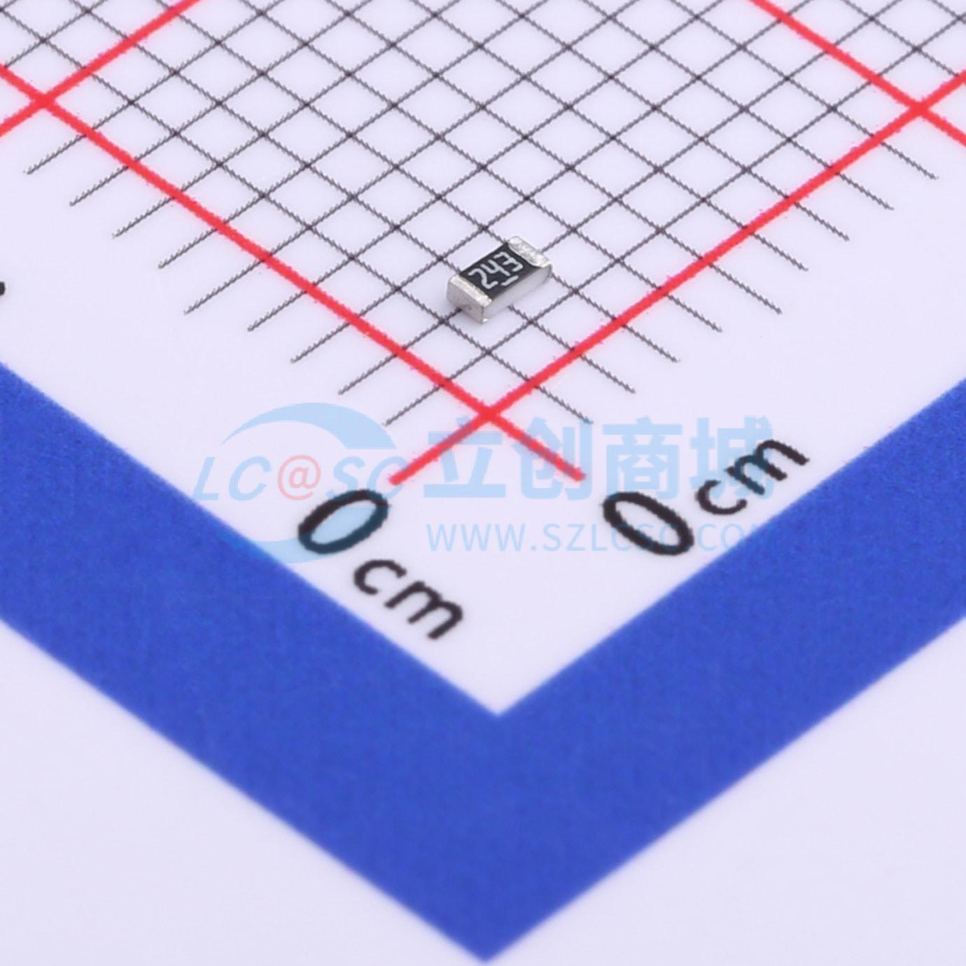 点击查看大图 RT0603FRE0724KL实物图