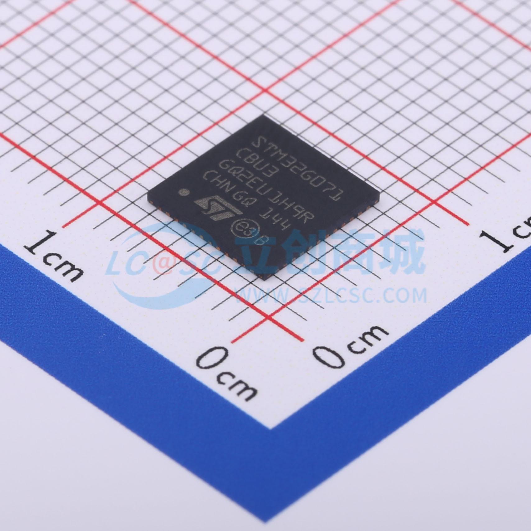 点击查看大图 STM32G071CBU3实物图