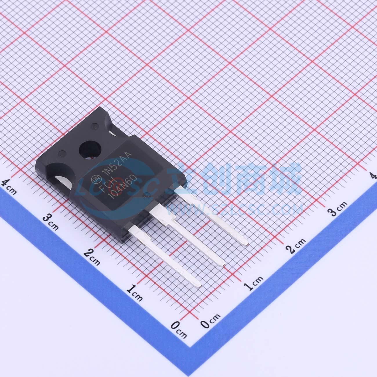 点击查看大图 FCH104N60实物图