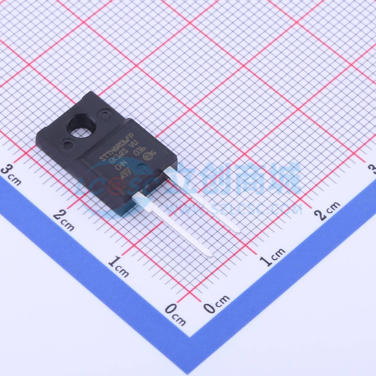 点击查看大图 STTH8R06FP实物图