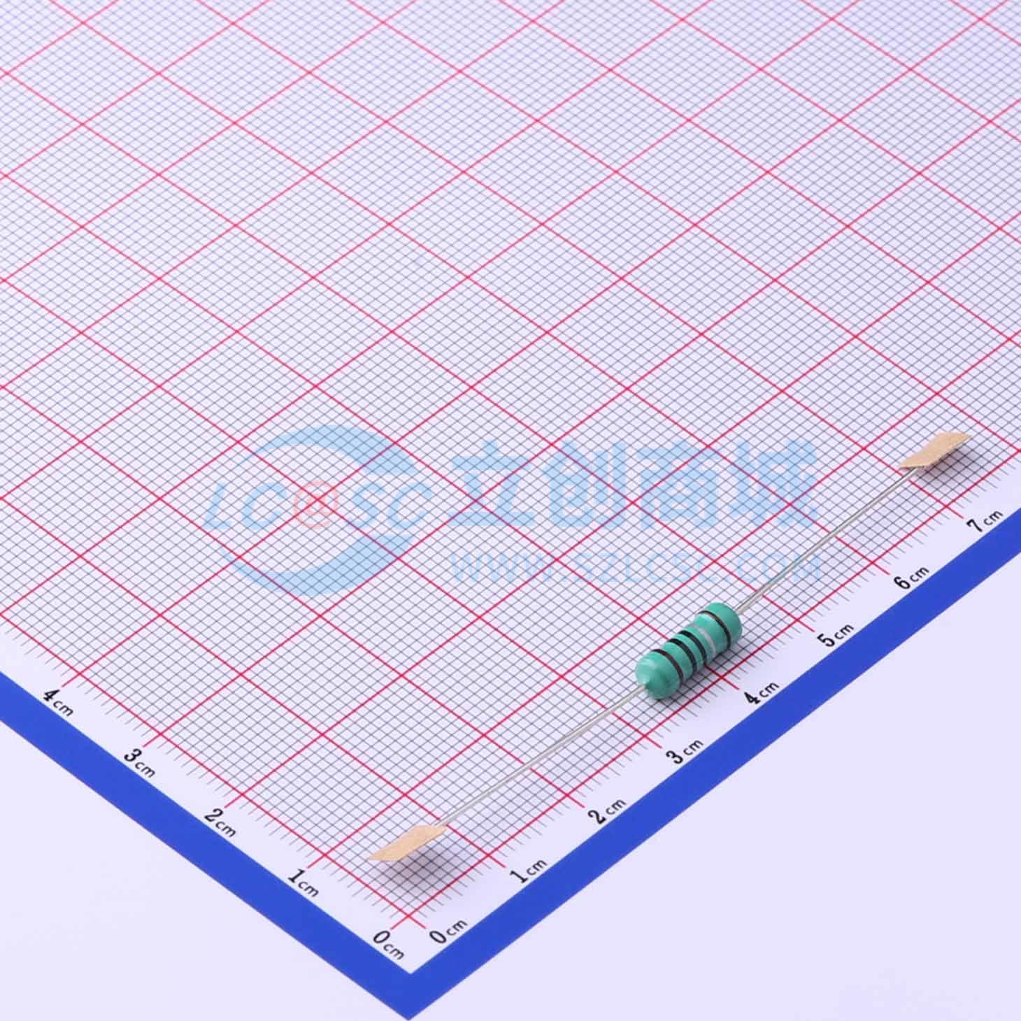 点击查看大图 MF2WS-1Ω±1%-6T63实物图