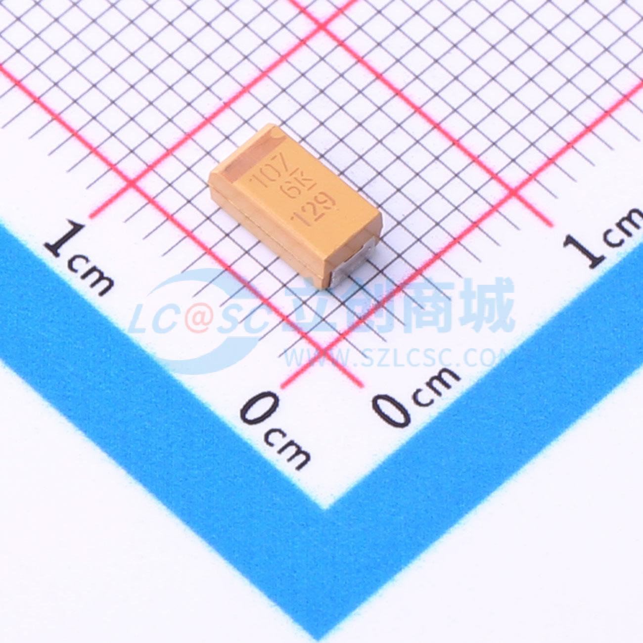 点击查看大图 T495C107K006ATE150实物图