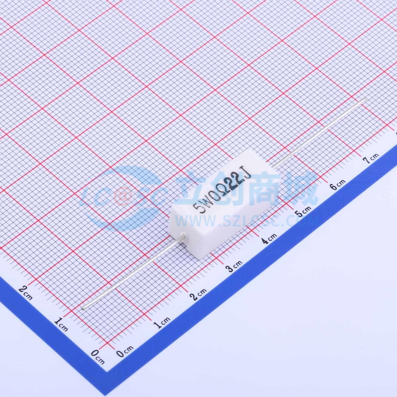 点击查看大图 CR-L5W0.22ΩJ实物图