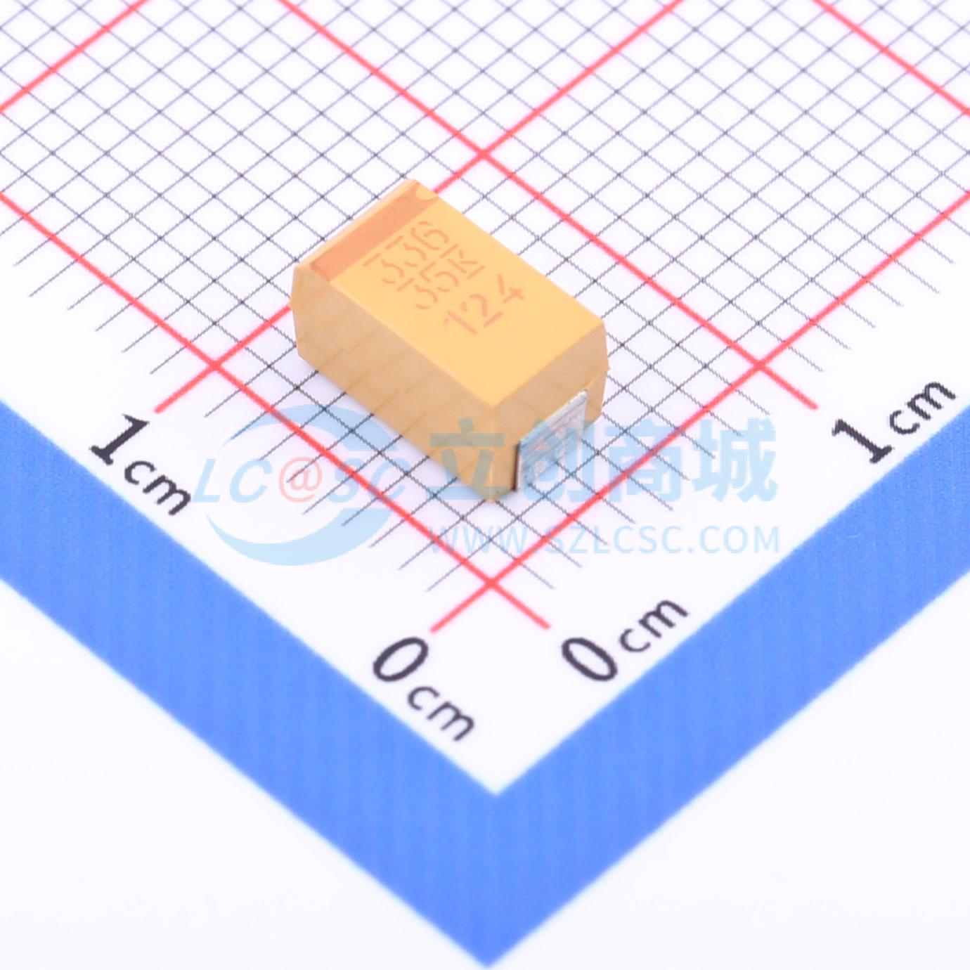 点击查看大图 T495X336K035ATE250实物图