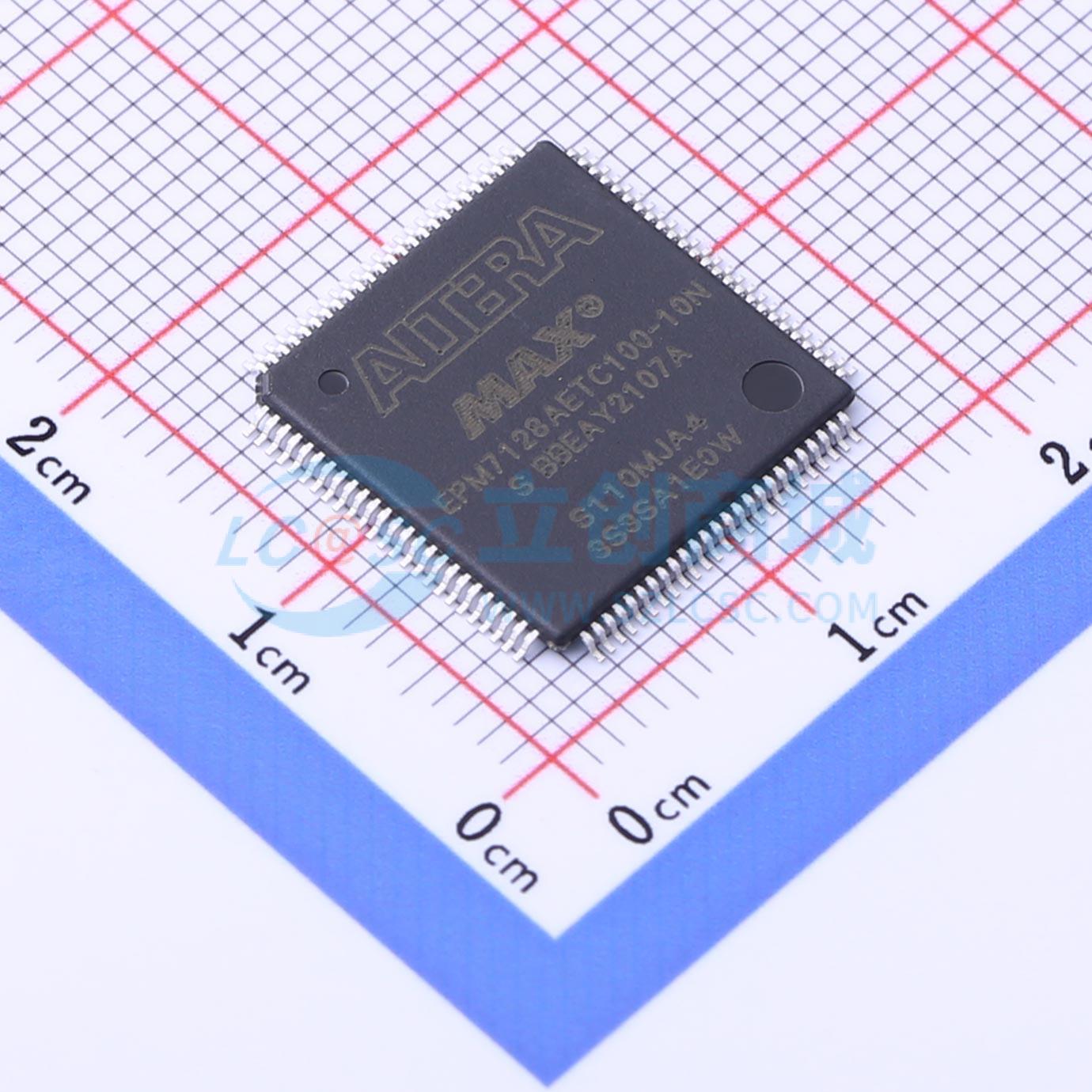 点击查看大图 EPM7128AETC100-10N实物图