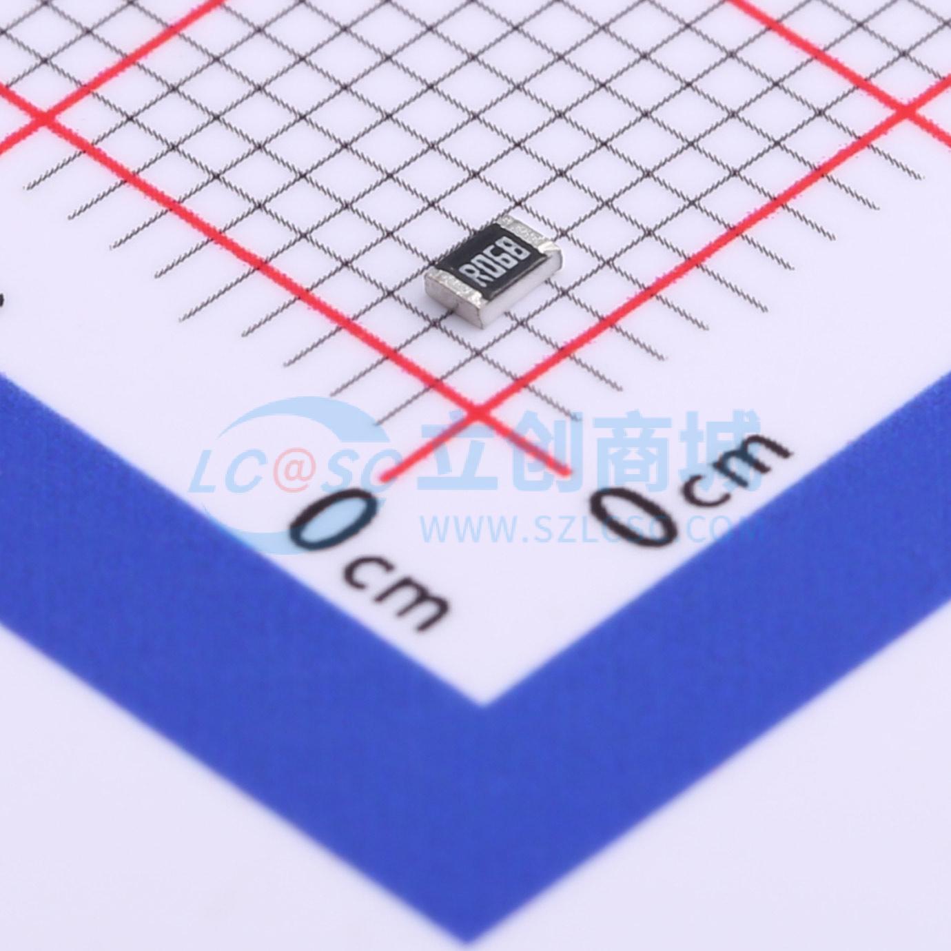 点击查看大图 RL0805JR-070R068L实物图