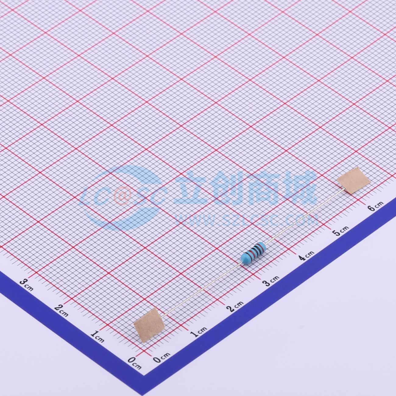 MF1/4W-20KΩ±1%T52实物图