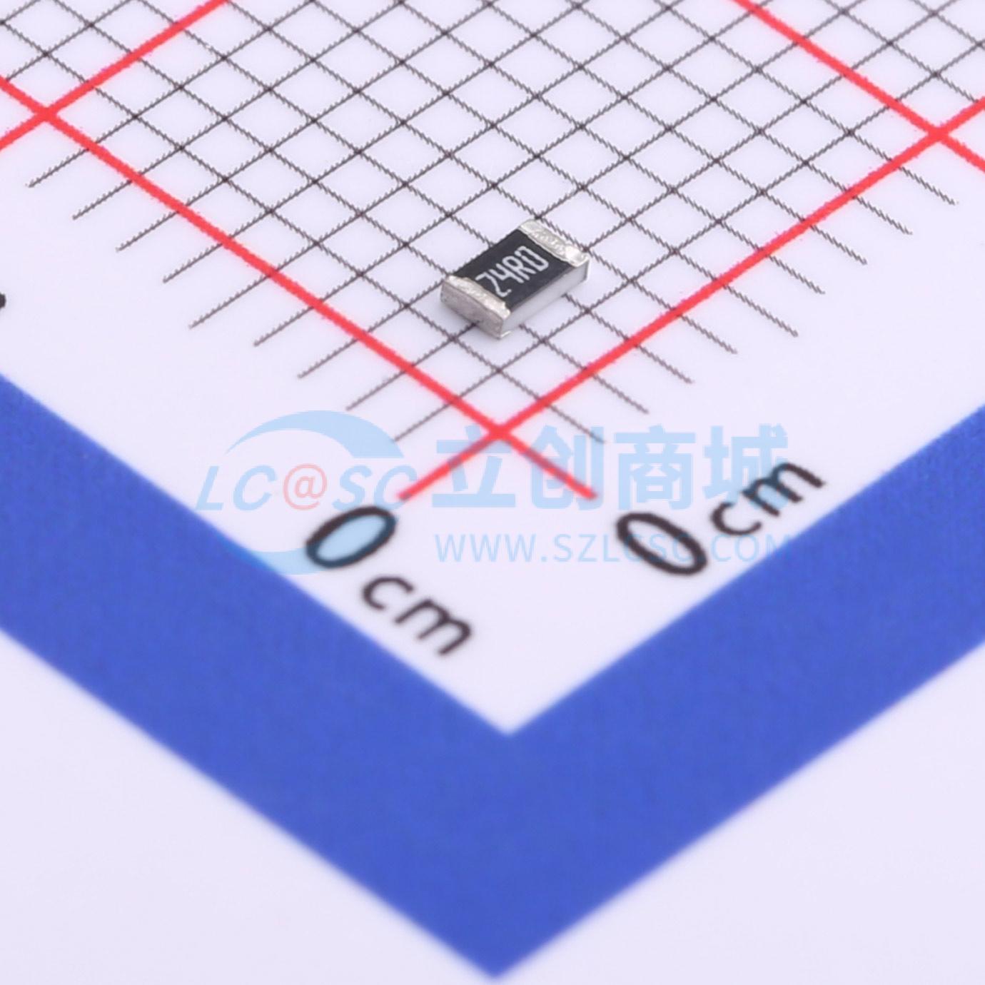 点击查看大图 RT0805BRE0724RL实物图