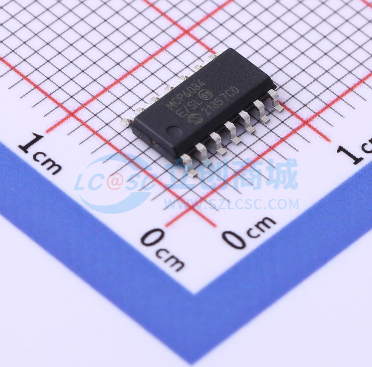 点击查看大图 MCP6034-E/SL实物图