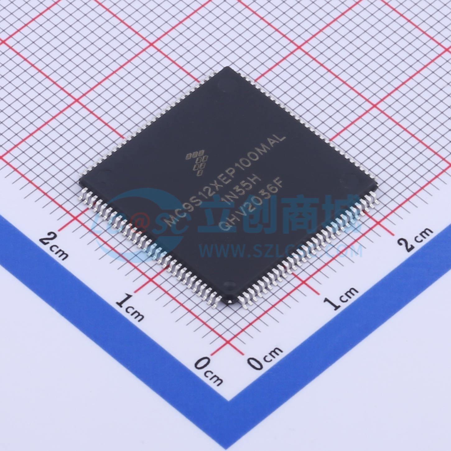 点击查看大图 MC9S12XEP100MALR实物图