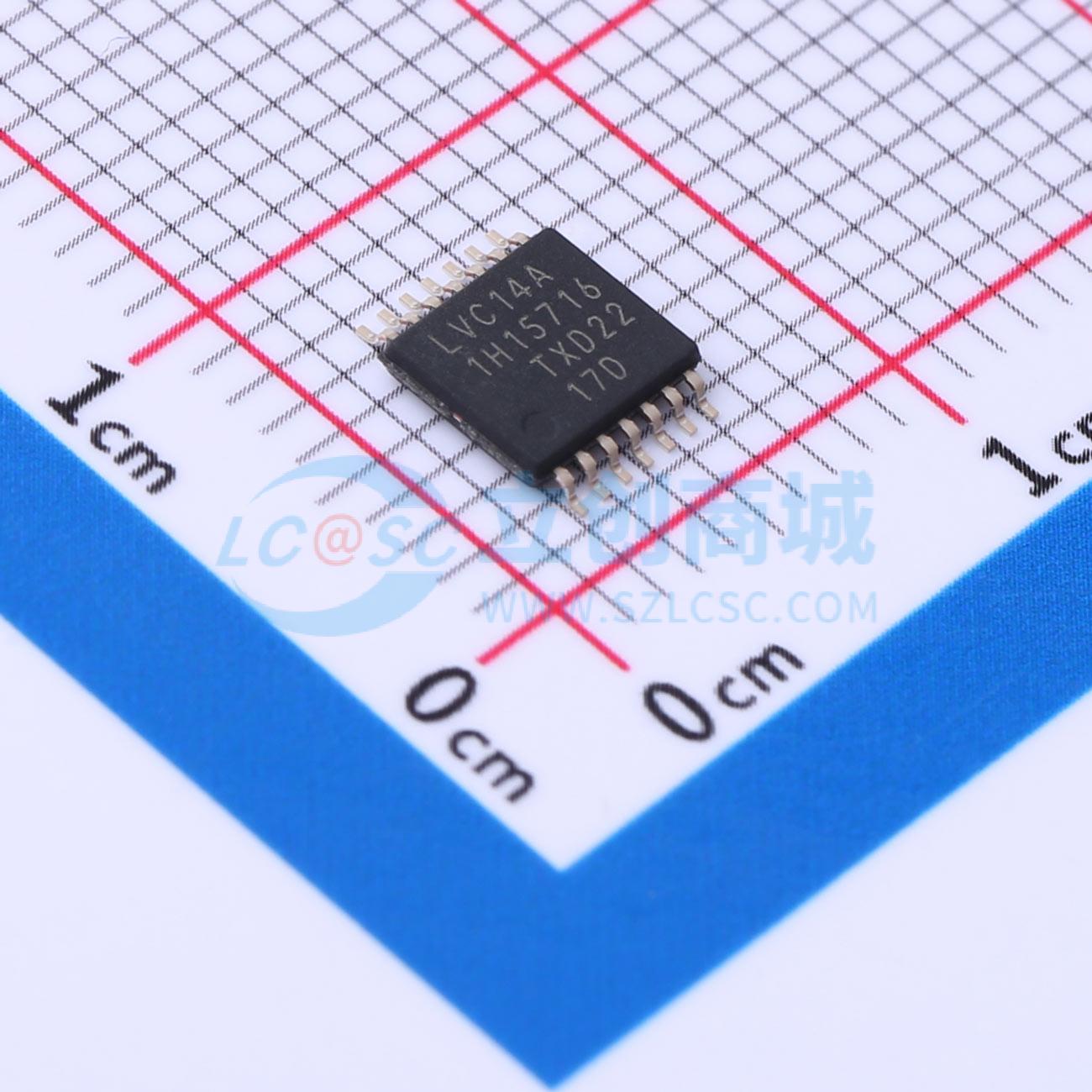 点击查看大图 74LVC14APW-Q100J实物图