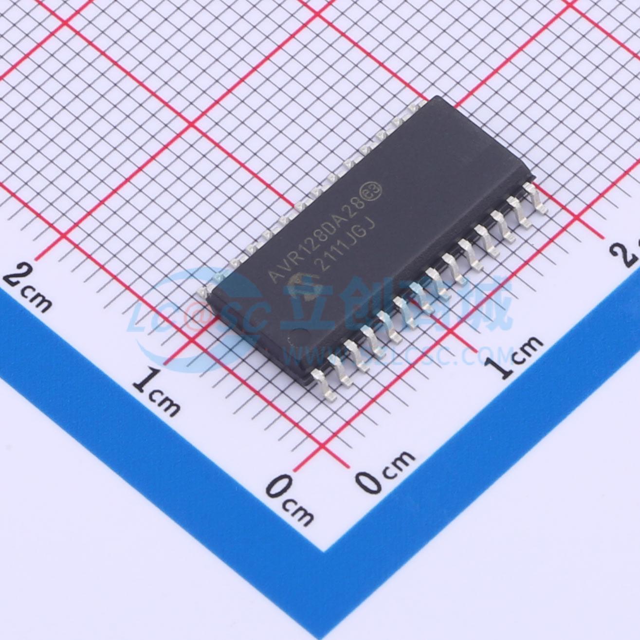 点击查看大图 AVR128DA28-I/SO实物图