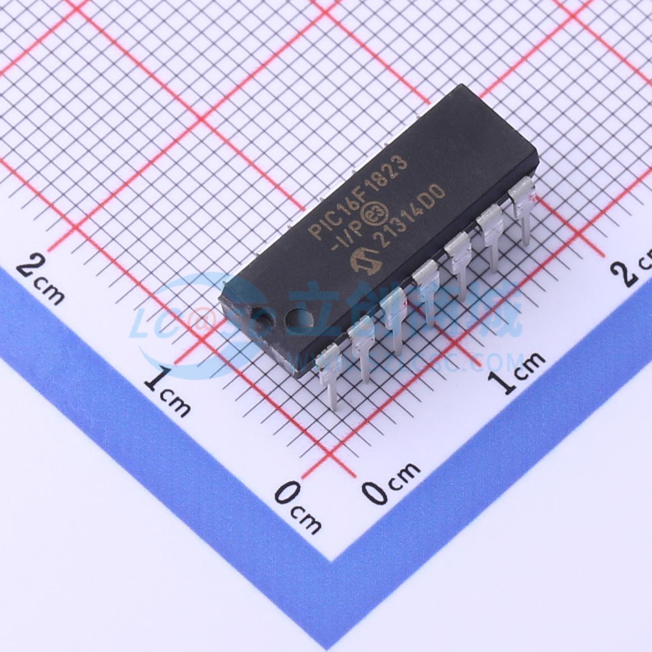 点击查看大图 PIC16F1823-I/P实物图