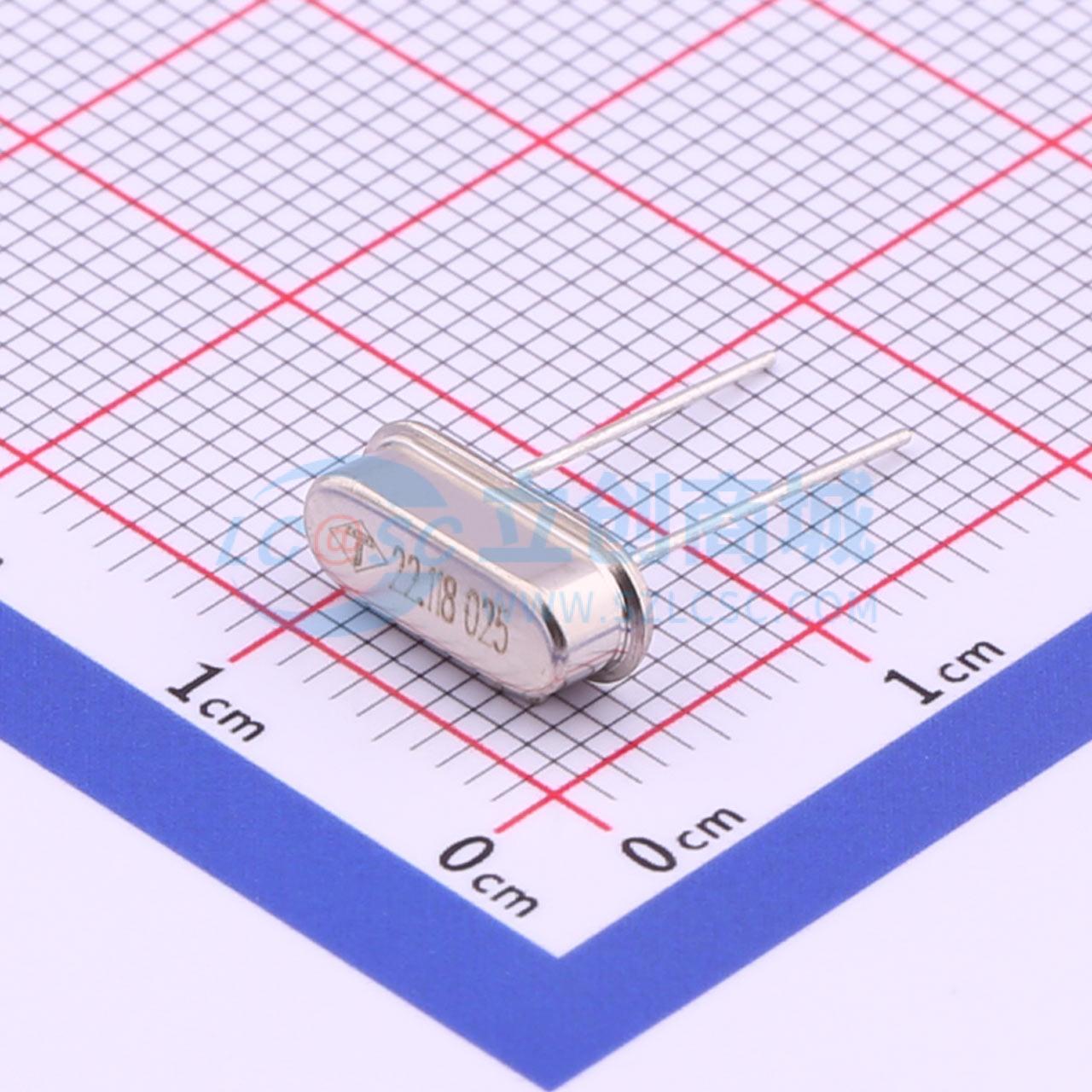 点击查看大图 XIHCCLNANF-22.118400MHZ实物图