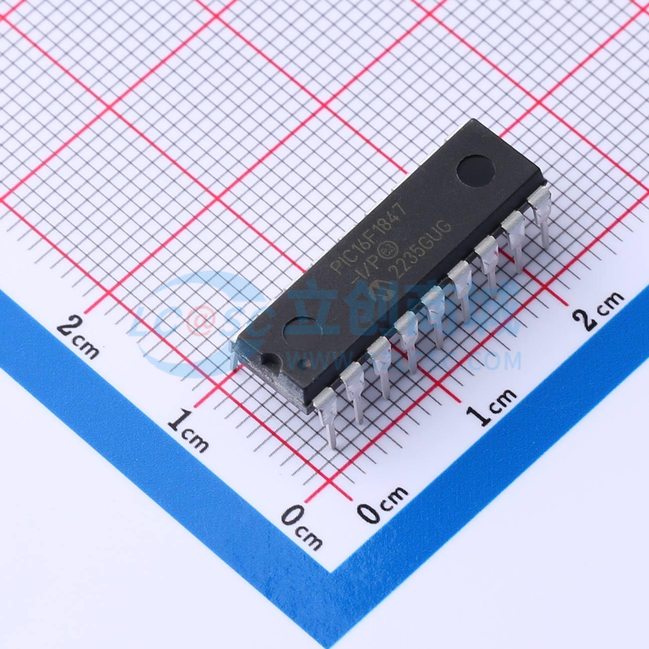 点击查看大图 PIC16F1847-I/P实物图