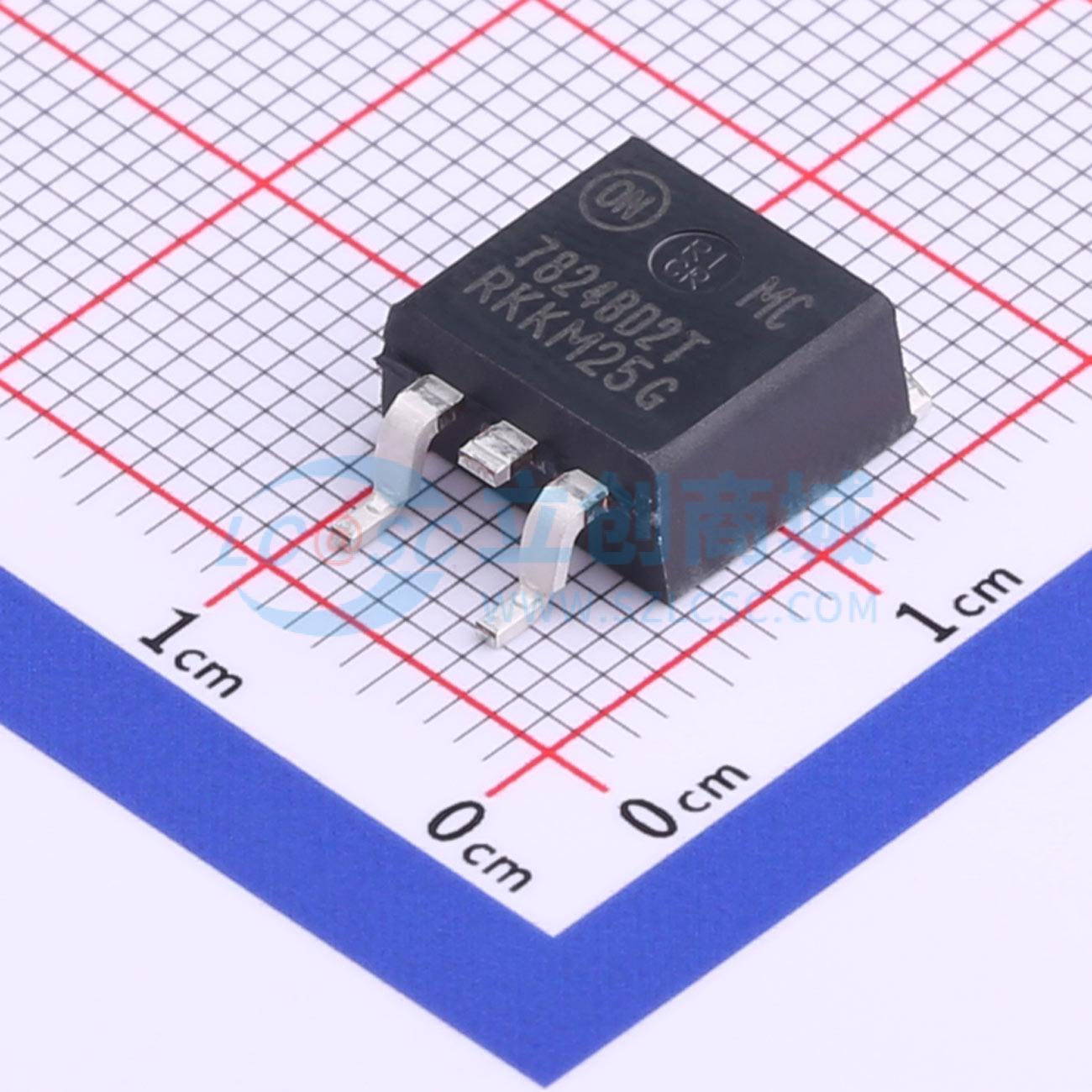 点击查看大图 MC7824BD2TG实物图