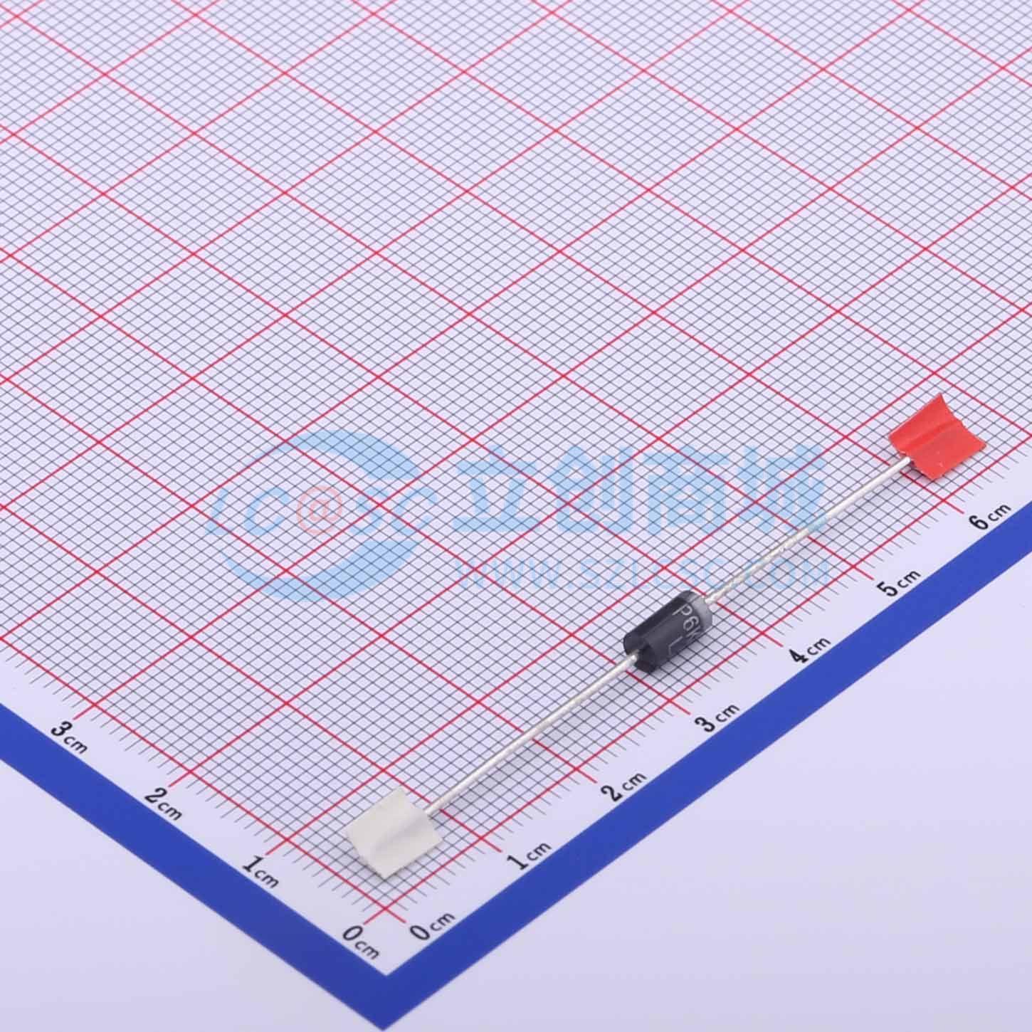 点击查看大图 P6KE6.8A实物图