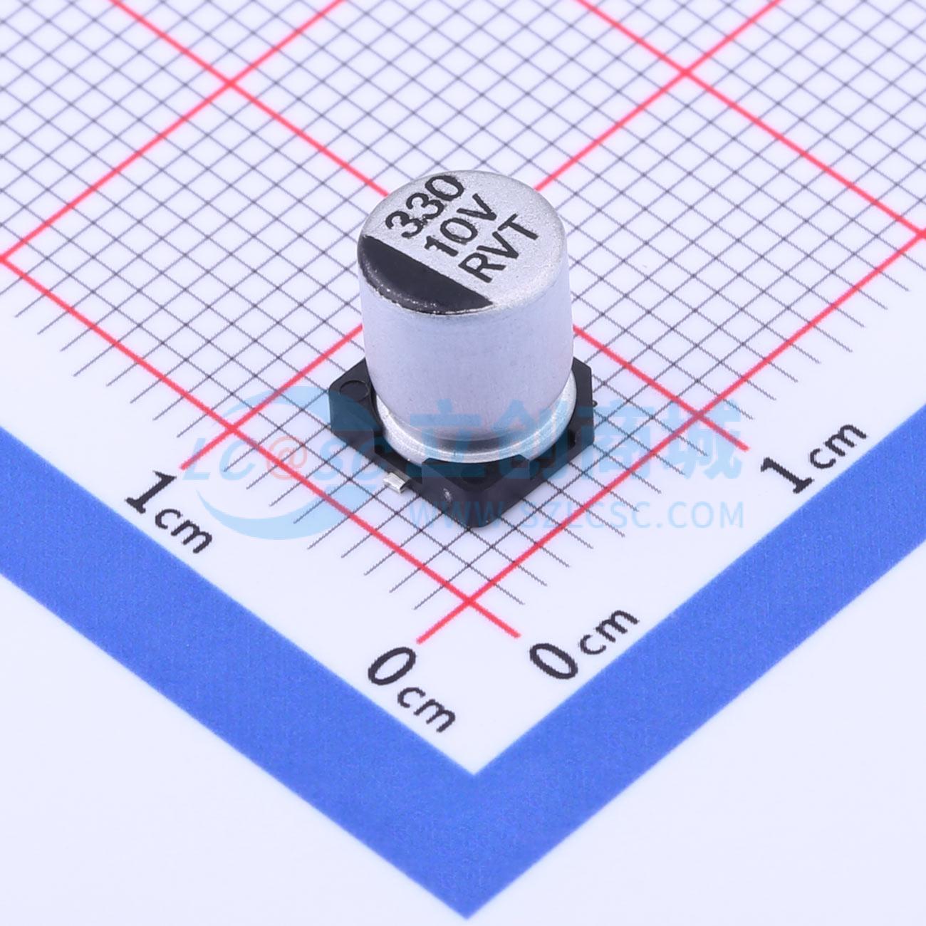 RVT1A331M0607 330UF 10V实物图