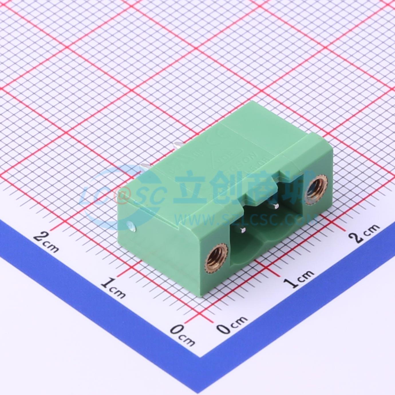点击查看大图 2EDGVM-5.08-02P-14-100A(H)实物图
