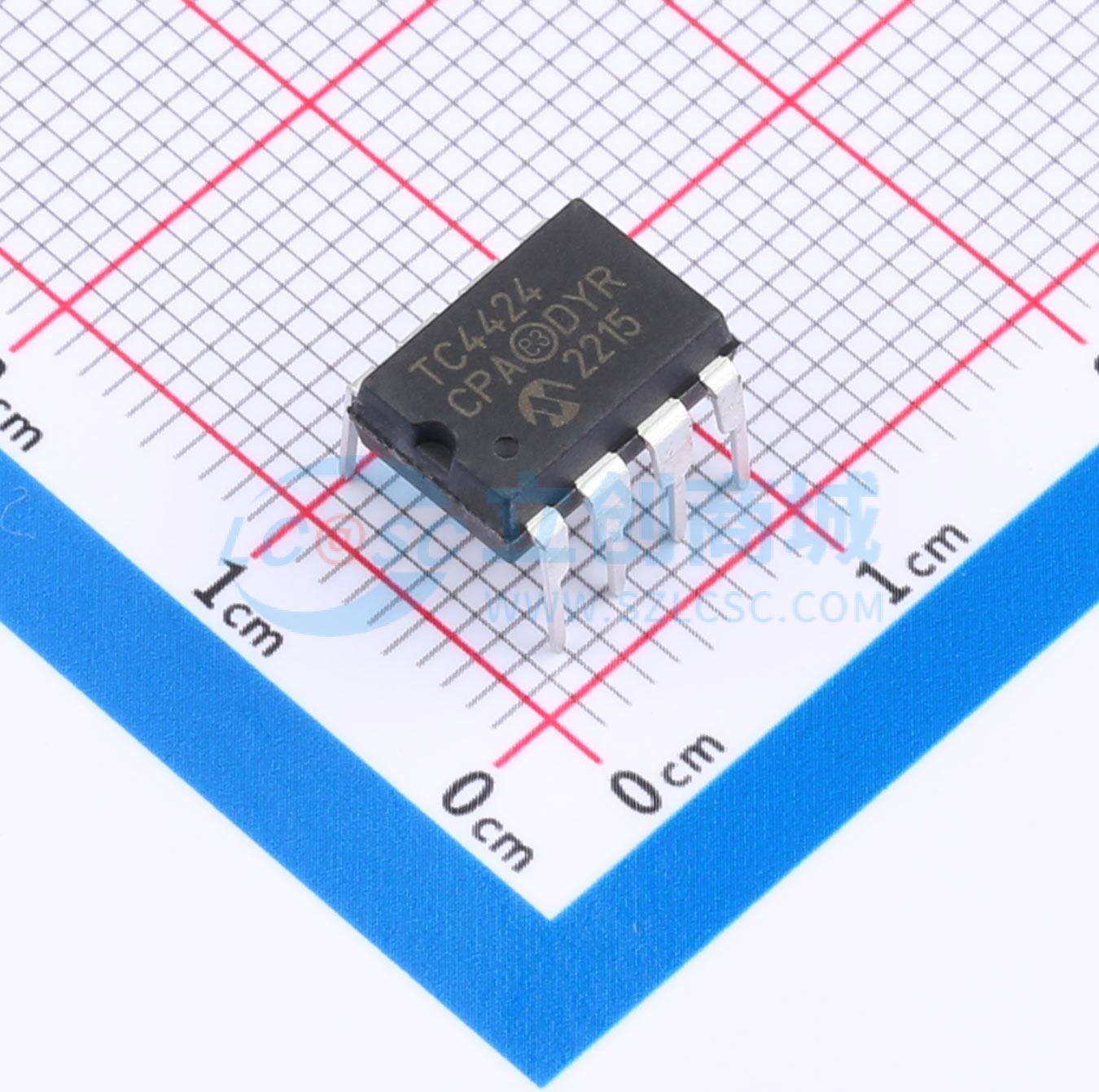 点击查看大图 TC4424CPA实物图