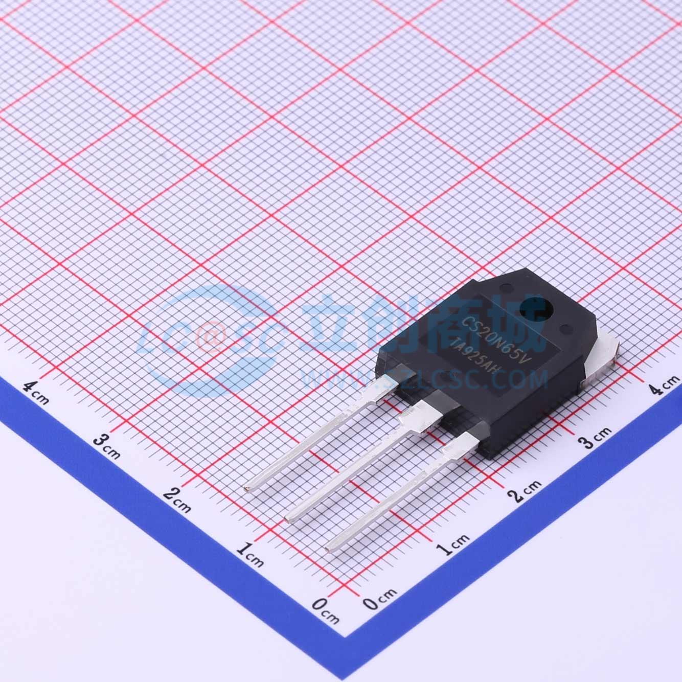 点击查看大图 CS20N65V实物图