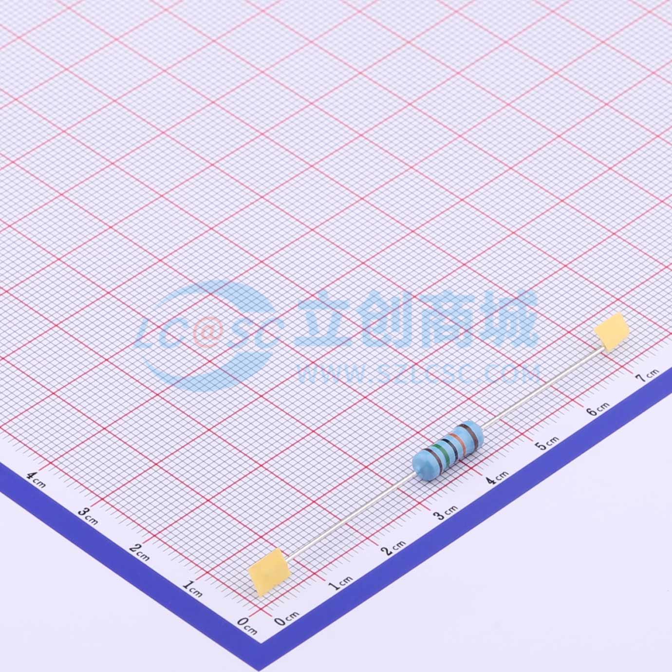 点击查看大图 MF1W-150KΩ±1%T实物图