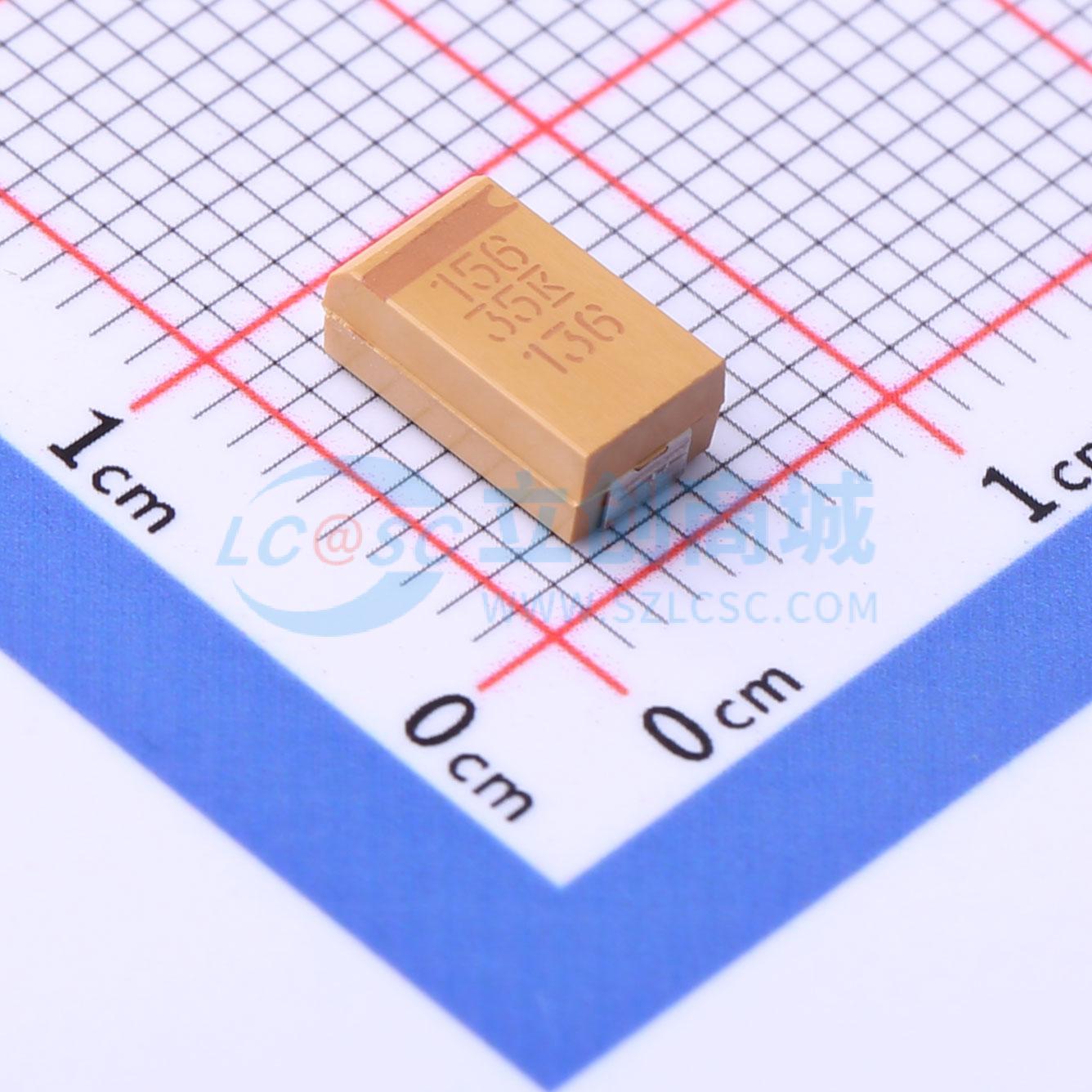 点击查看大图 T495D156K035ATE300实物图