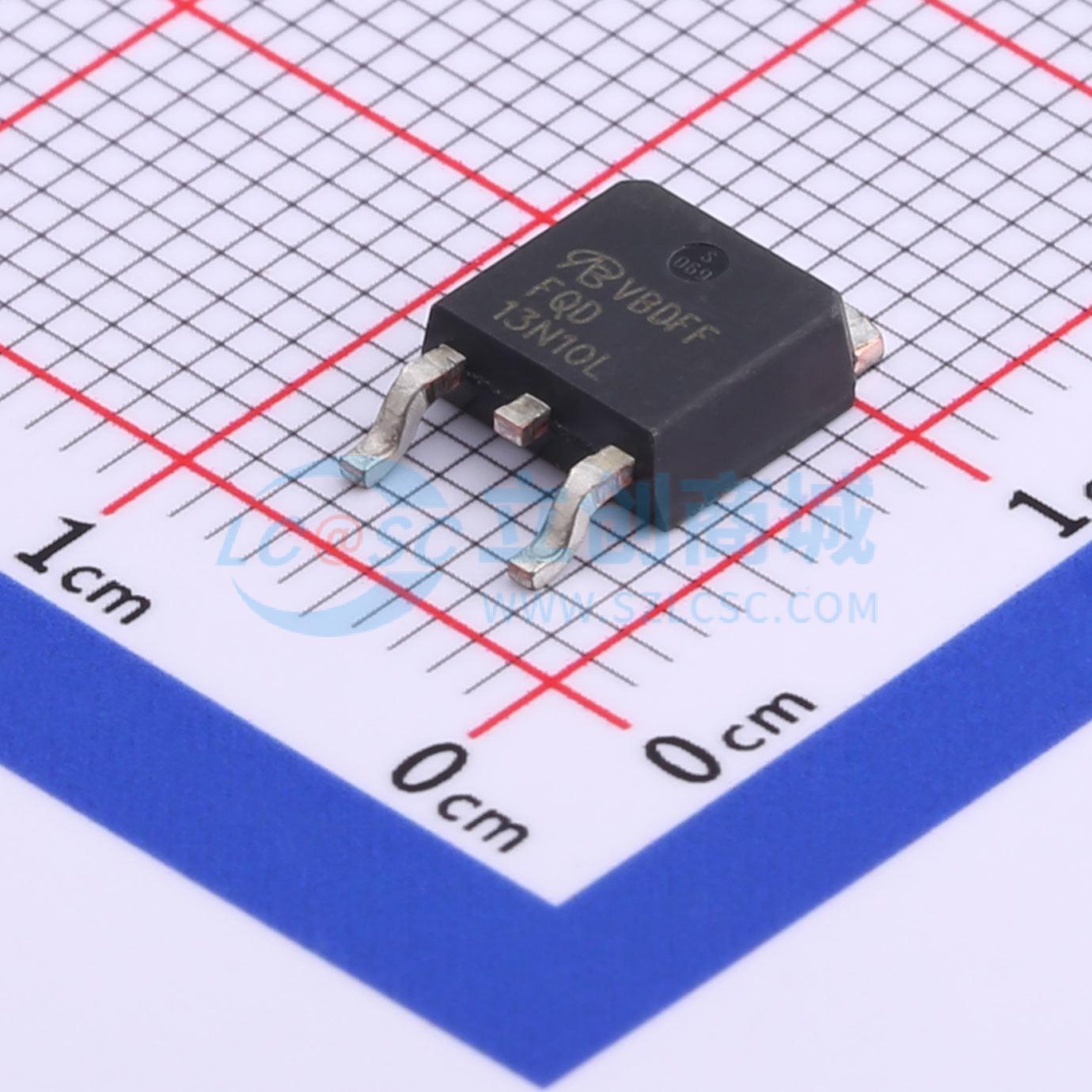 点击查看大图 FQD13N10L-VB实物图