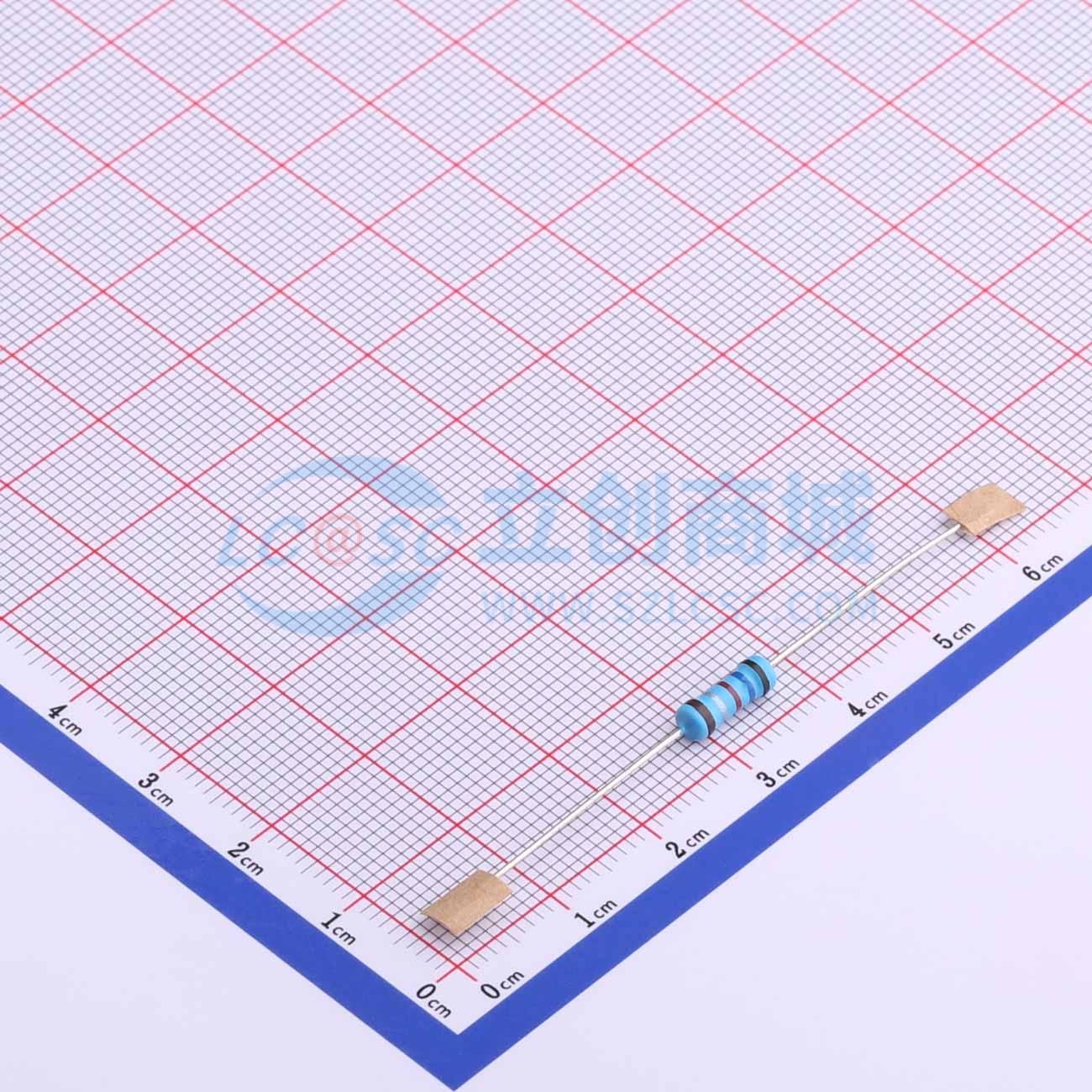 MF1/2W-0.62Ω±1%T52实物图