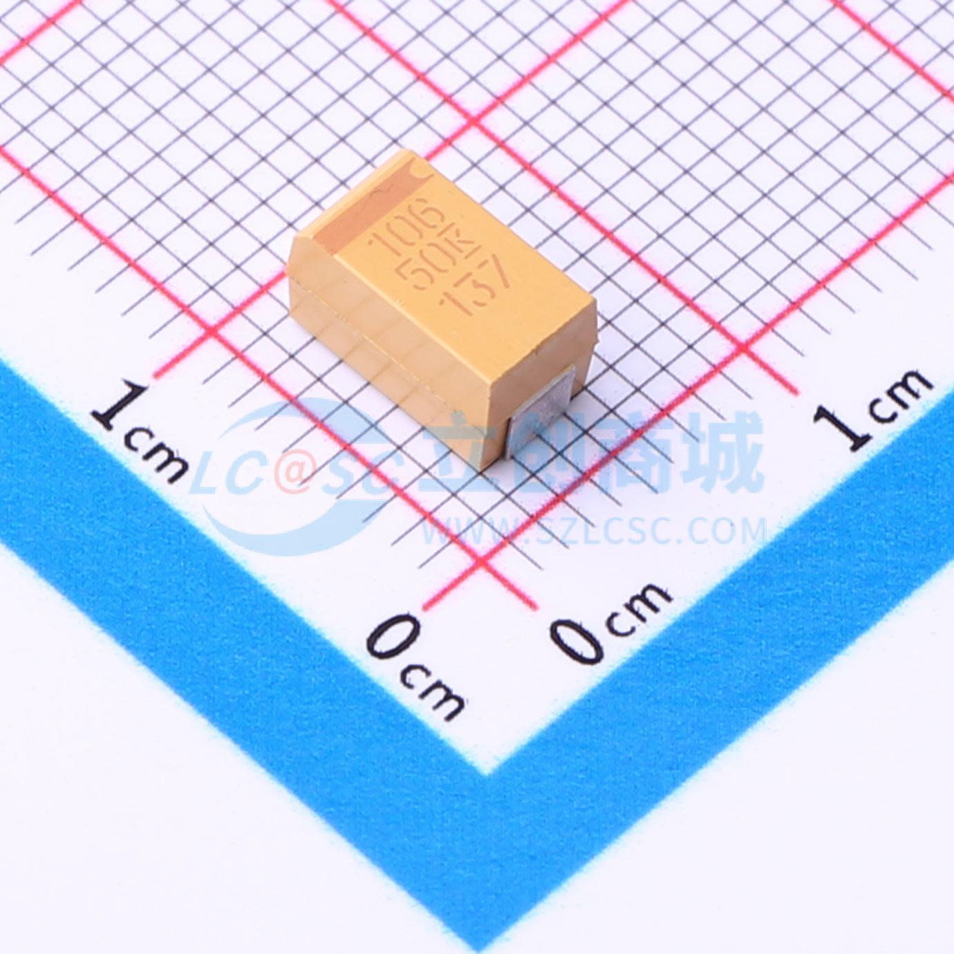 点击查看大图 T495X106M050ATE300实物图