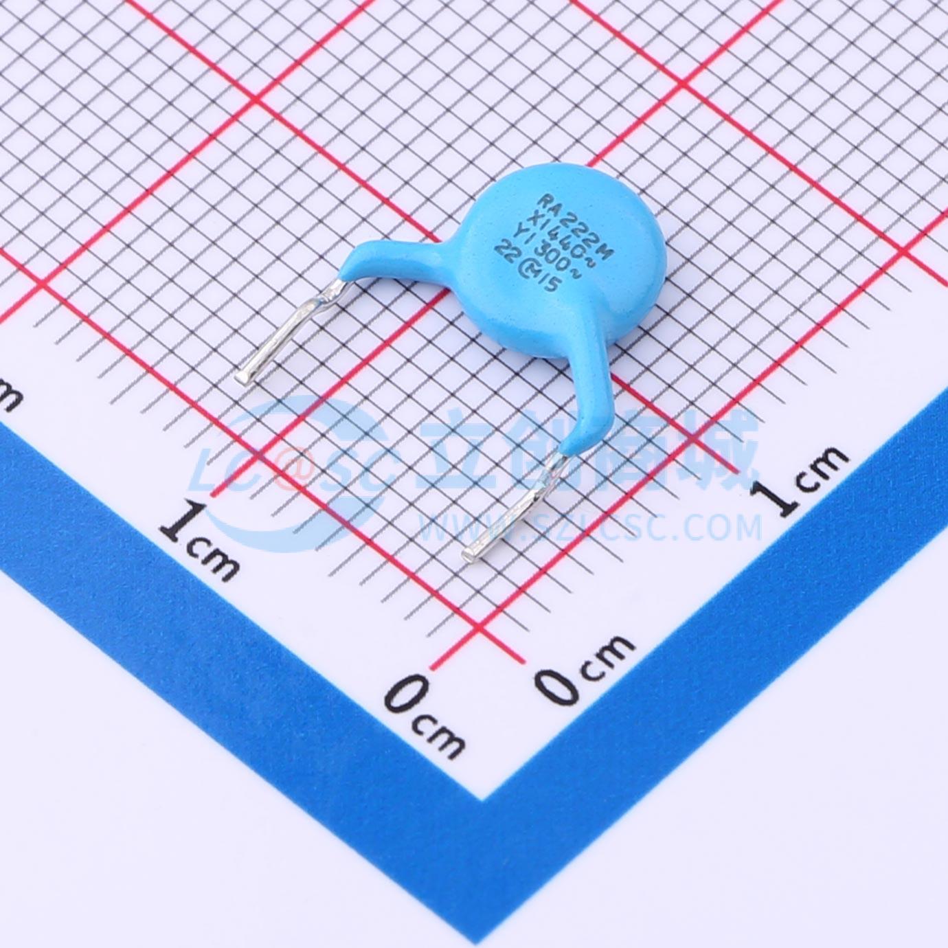 点击查看大图 DE1E3RA222MTMBP01F实物图