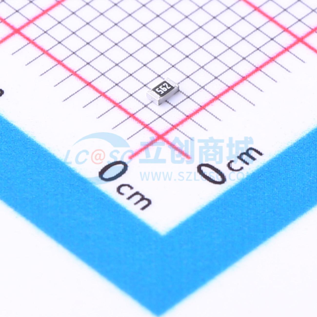 点击查看大图 FRC0603J562 TS实物图