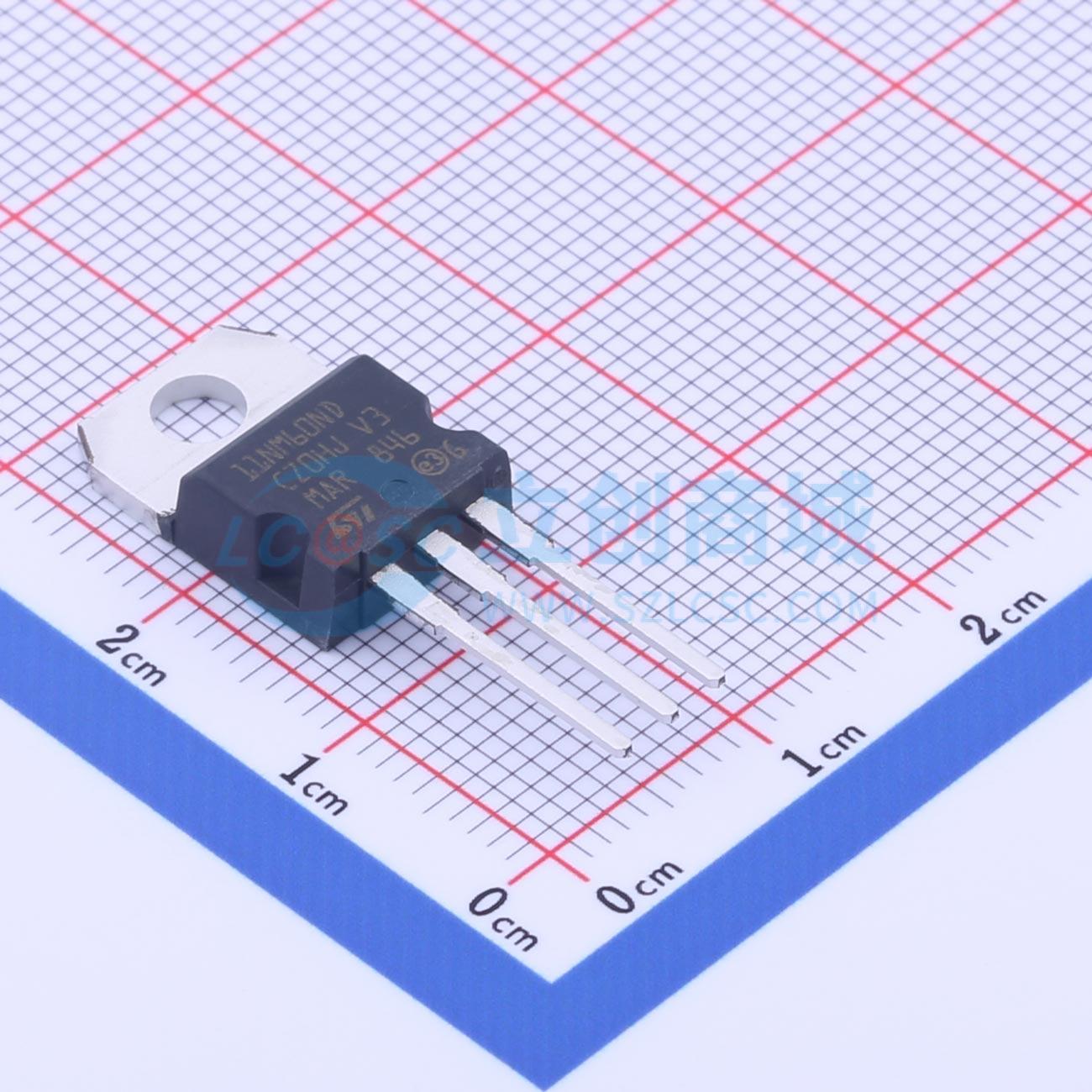 点击查看大图 STP11NM60ND实物图