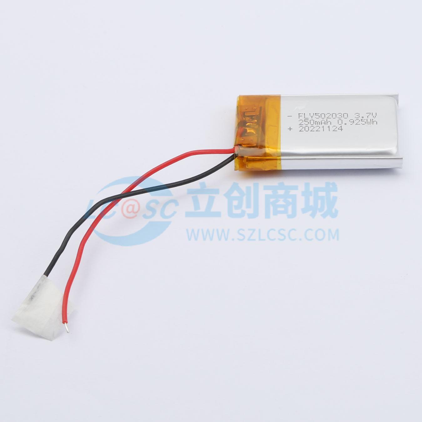 Flyoung 远阳 锂聚合物电池 3 7v 250mah 1个【价格 采购 图片】 立创mro工业品