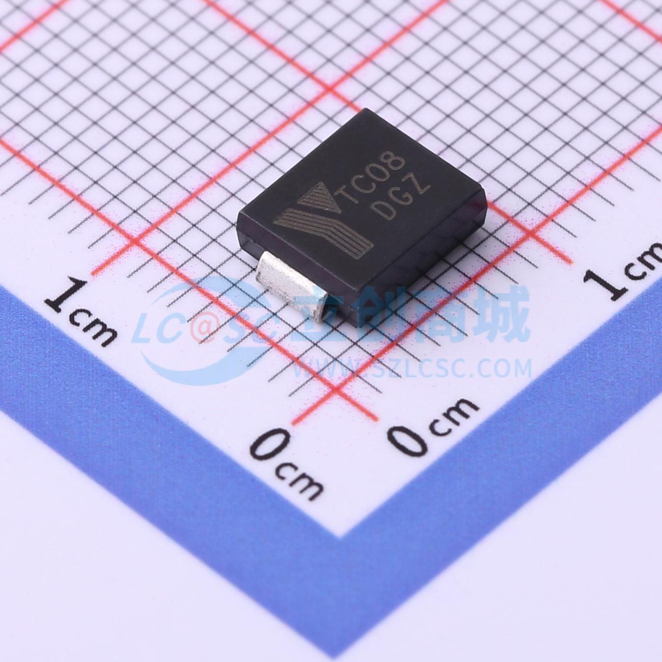 点击查看大图 SMDJ100CA实物图