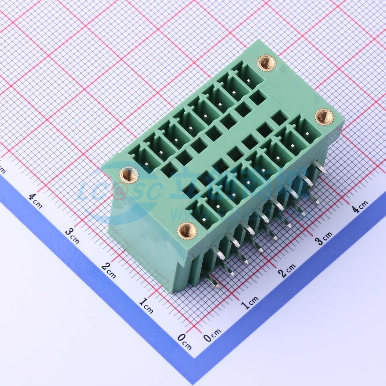 点击查看大图 DB2ERHM-3.81-2*8P-GN实物图