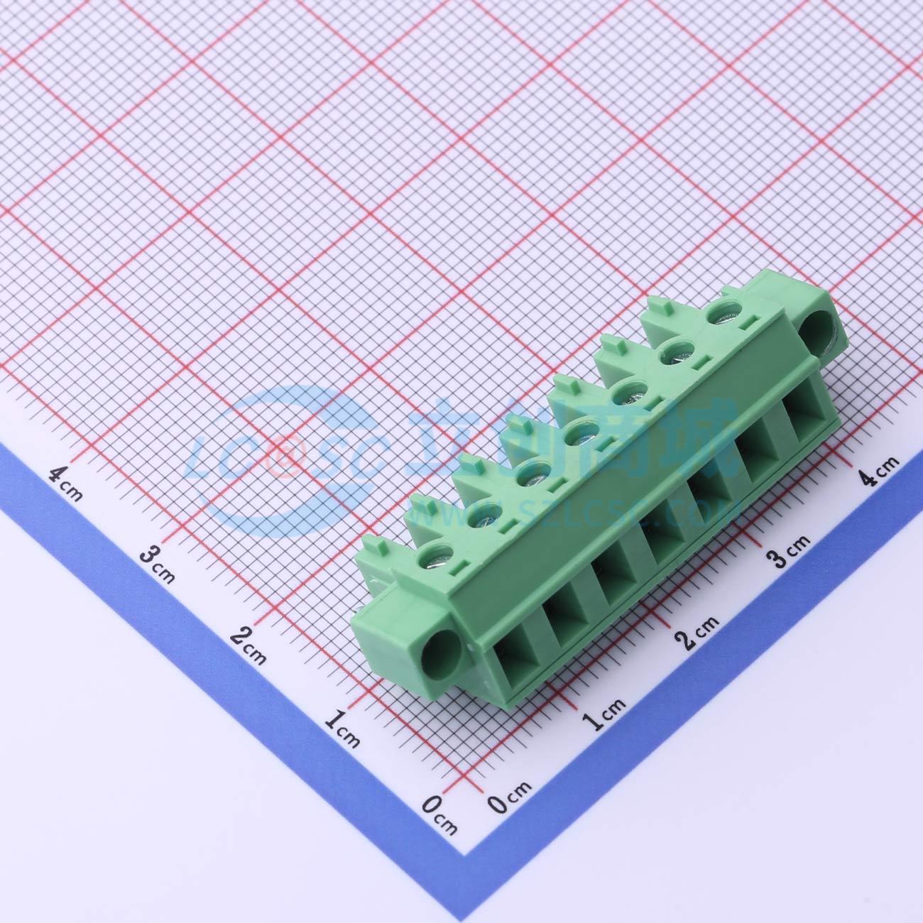 点击查看大图 DB1EKM-5.08-7P-GN-S实物图