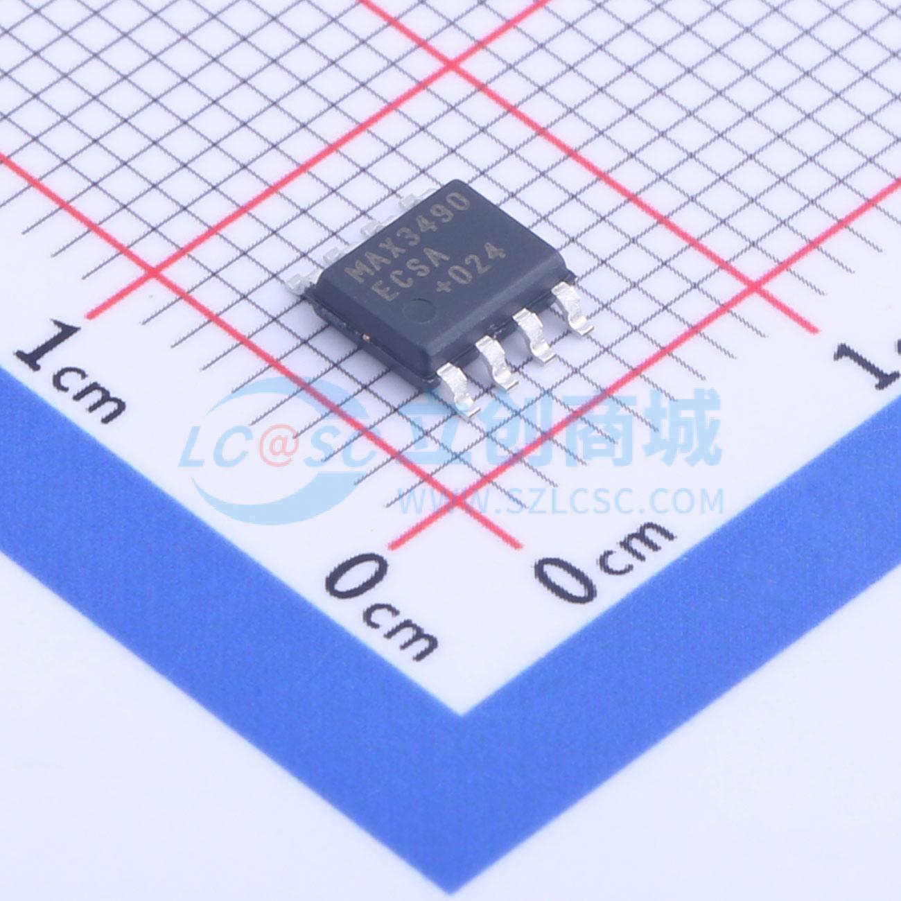 点击查看大图 MAX3490ECSA+T实物图