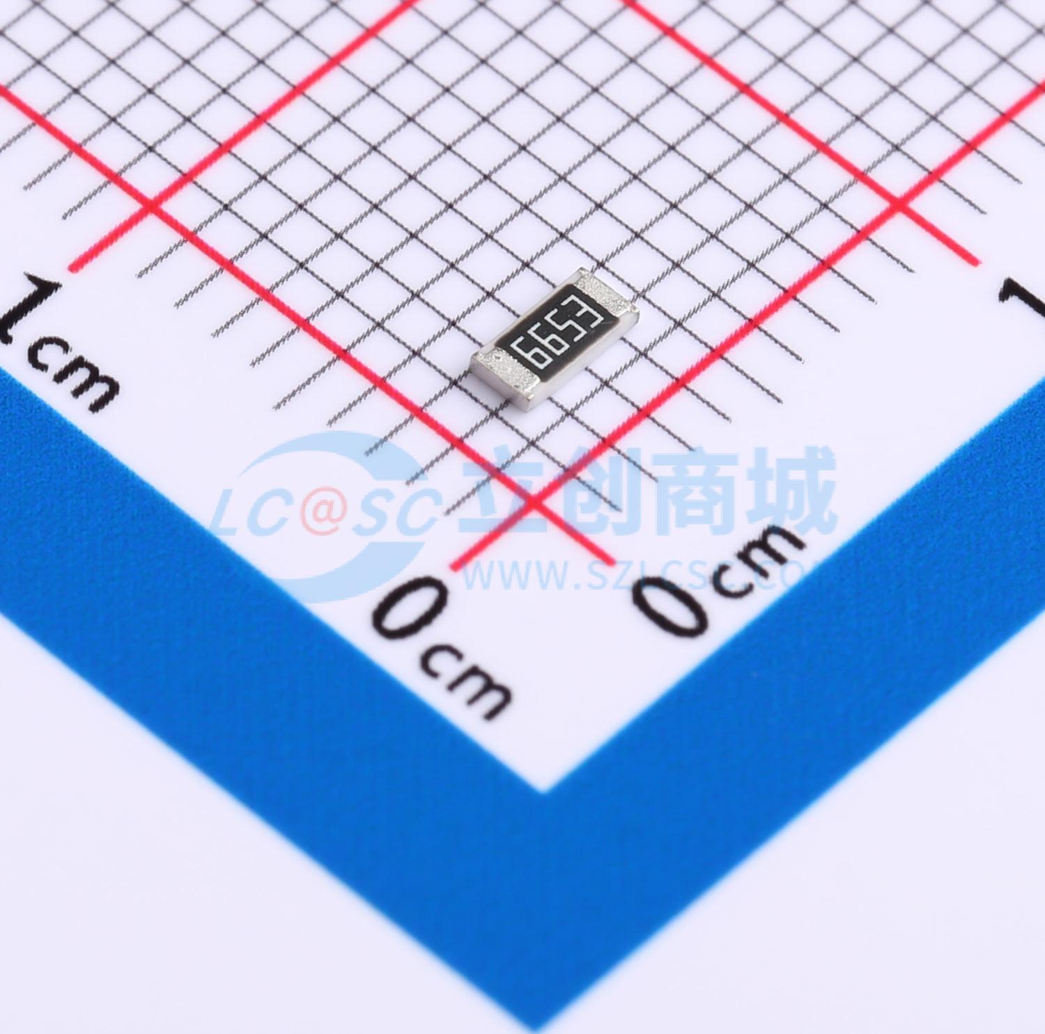 点击查看大图 FRC1206F6653TS实物图