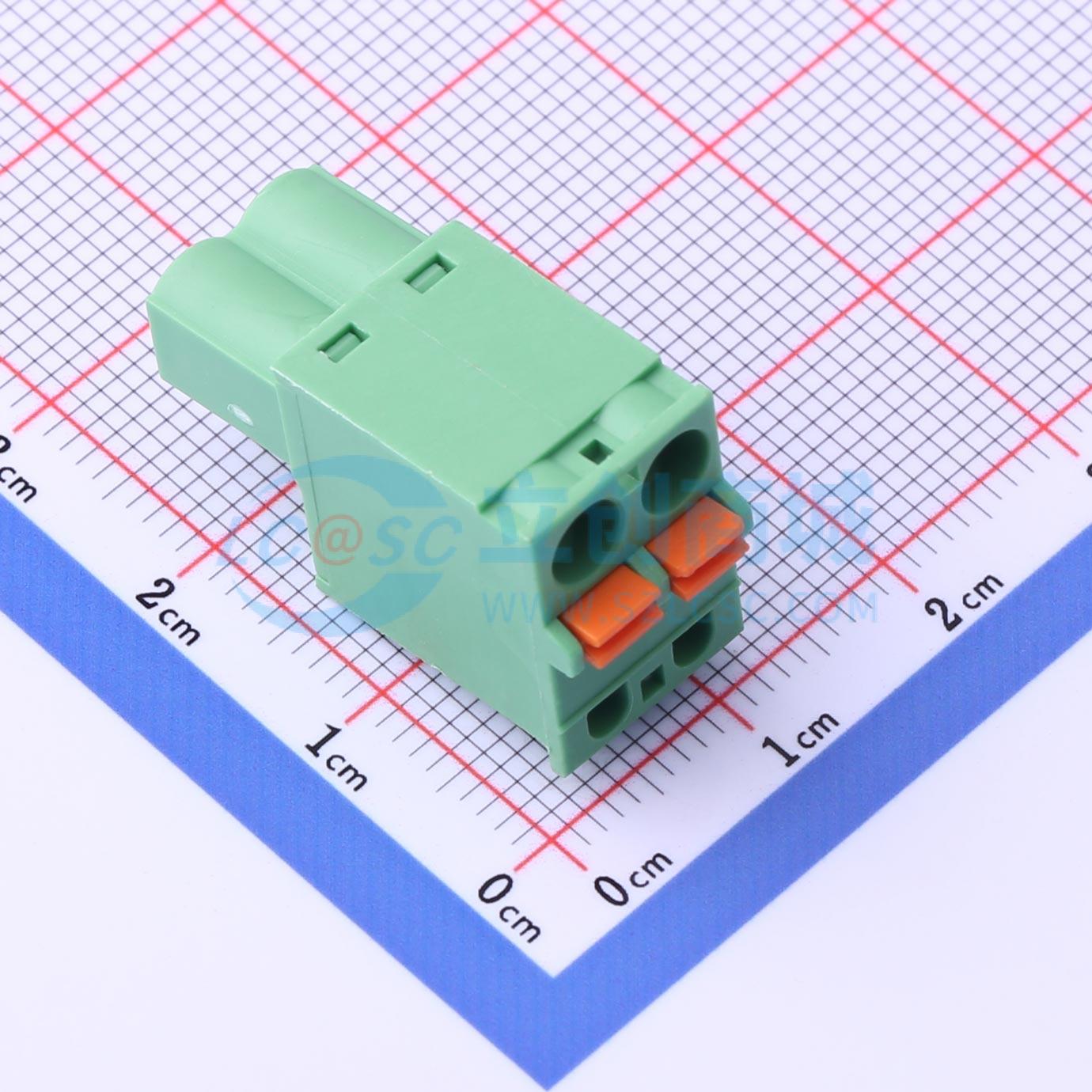 点击查看大图 DB2EKD-5.08-2P-GN实物图