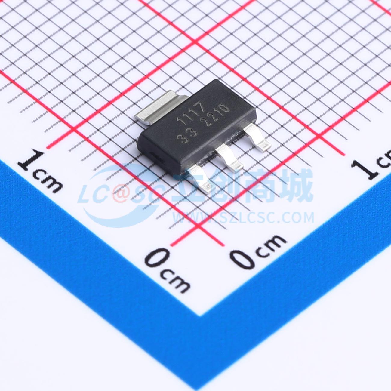 点击查看大图 AMS1117-3.3实物图