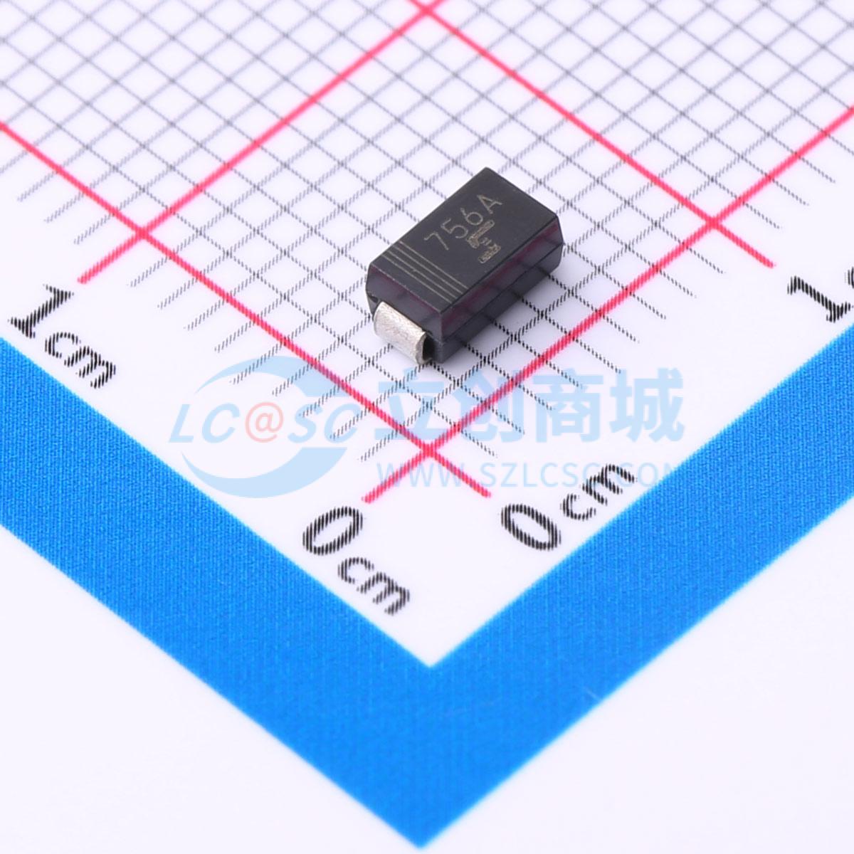 点击查看大图 1SMA4756A实物图