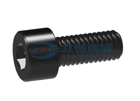 GB70-76 M6X25 8.8级 blackening实物图