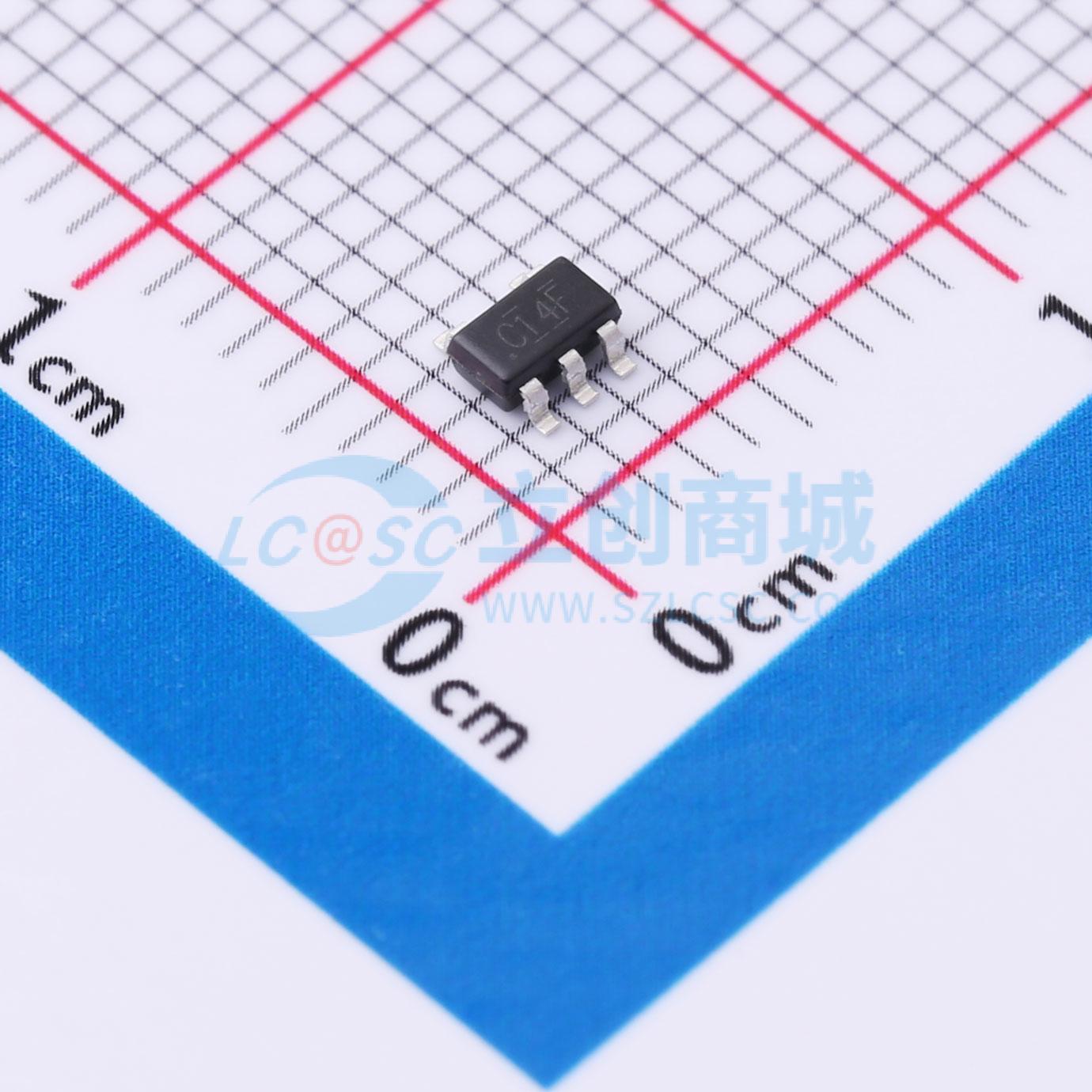 SN74LVC1G14DBVR实物图