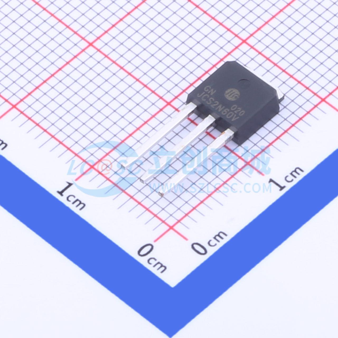 点击查看大图 JCS2N60V实物图