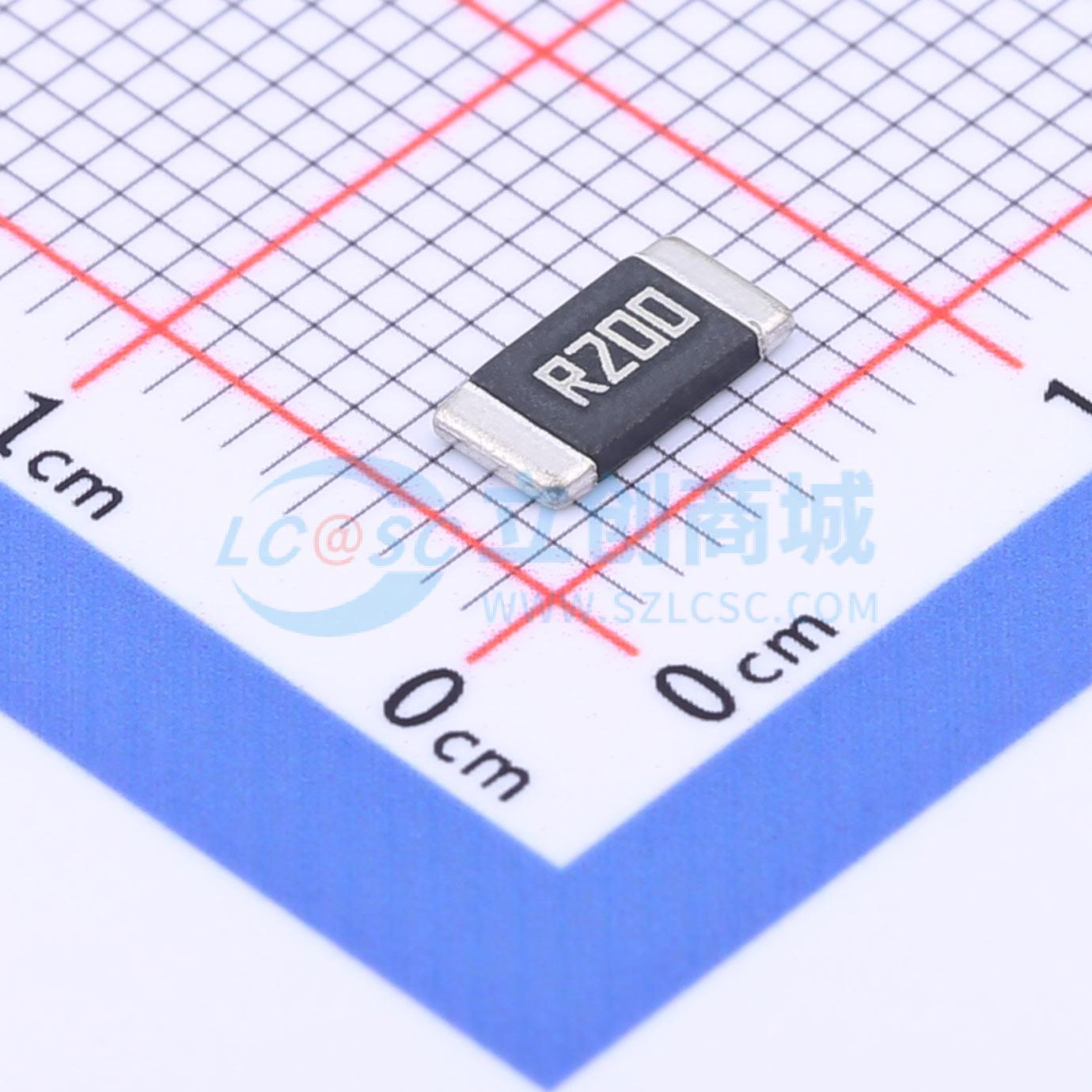 点击查看大图 HoLR2512-200mR-2%实物图